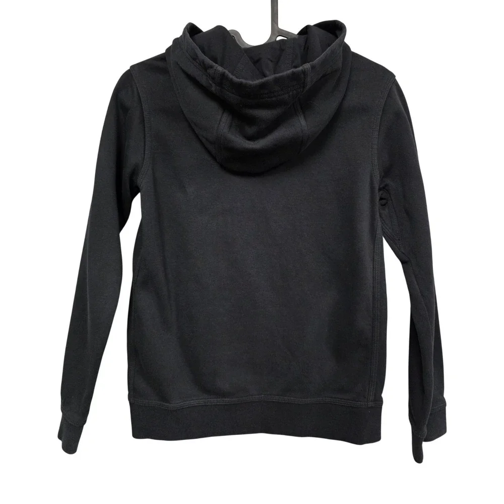 Nike Pullover Hoodie Kids M Black Sportswear Activewear Fleece Casual Athletic